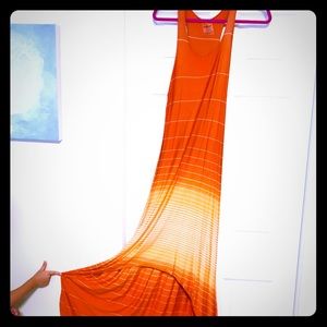 Custom high/low maxi dress. (Will fit a 0/2.)